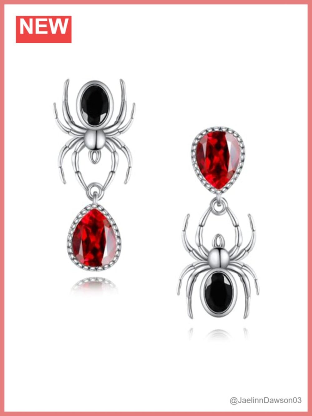 925 Sterling Silver Animal Stud Earrings Cubic Zirconia Cute Red Panda Cow
